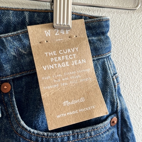 Madewell The Petite Curvy Perfect Vintage Jean - Picture 4 of 7